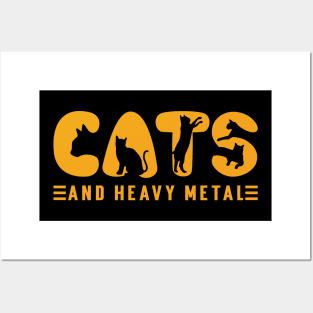 Cats And Heavy Metal v3 Posters and Art